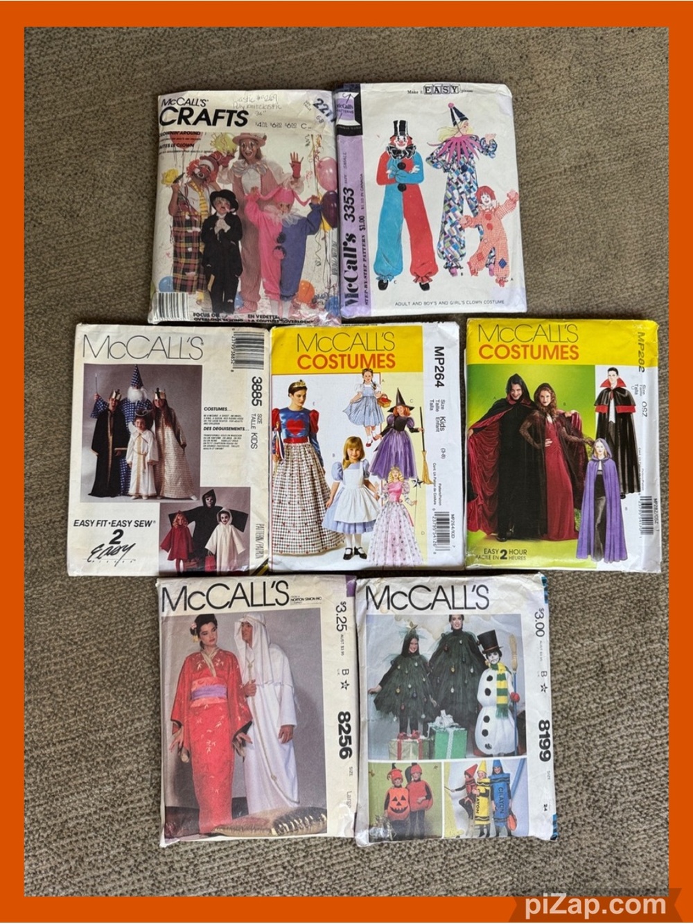 🤡 McCall's Costume Sewing Patterns Bundle - Some Vintage - Various Sizes